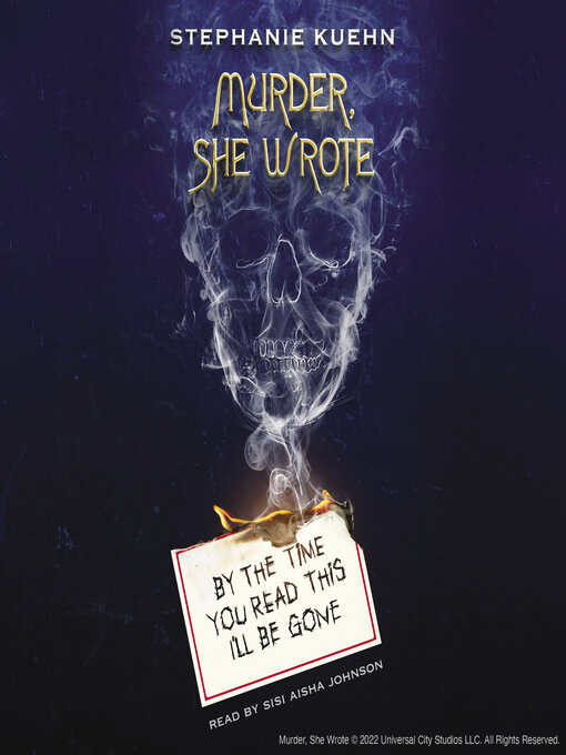 Cover image for By the Time You Read This I'll Be Gone (Murder, She Wrote #1)